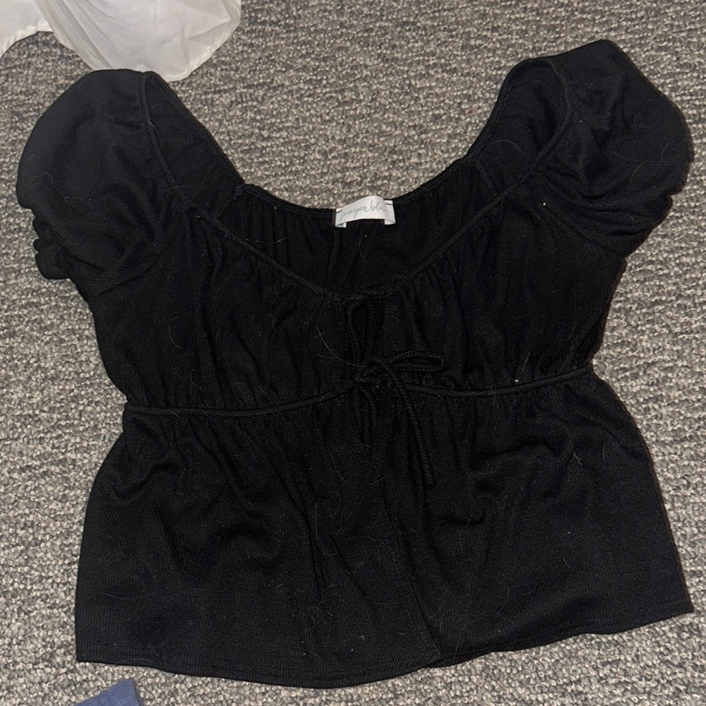 Elegant Black Women's Top South Moon Under